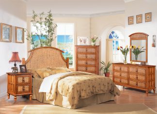 Tropical Rattan And Wicker Bedroom Style For Relaxed Living tropical-bedroom-style-relax-living
