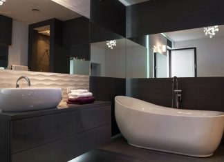 Black And White Color Ideas For Elegant Bathroom black-white-elegant-bathroom-color