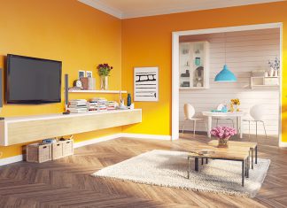 Home Interior Design Inspiration in Cheerful and Bright Yellow Colors