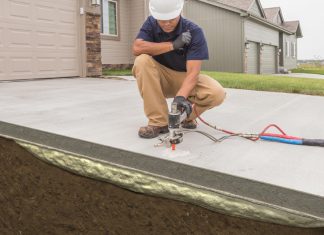 How to Level a Sunken Concrete Floor?