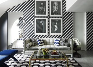 20 Striped Wall Decoration Ideas : Create A New Dimension in Your Home