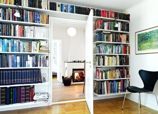 Contemporary Bookshelf Divider For Functional And Elegant room