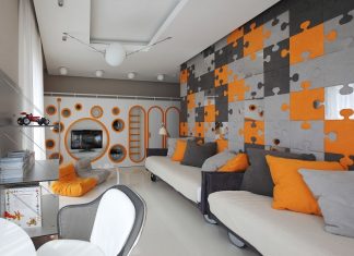 Futuristic Living Room Interior Design Concept