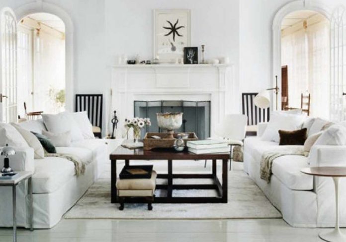 white-living-room-rustic-vintage-style