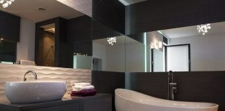 Black And White Color Ideas For Elegant Bathroom black-white-elegant-bathroom-color