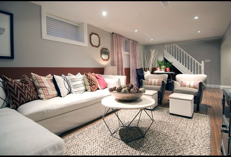 Turning Basements into a Living Room