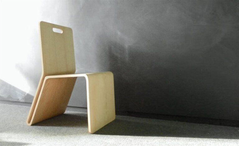 Unique Minimalist Wooden Chairs