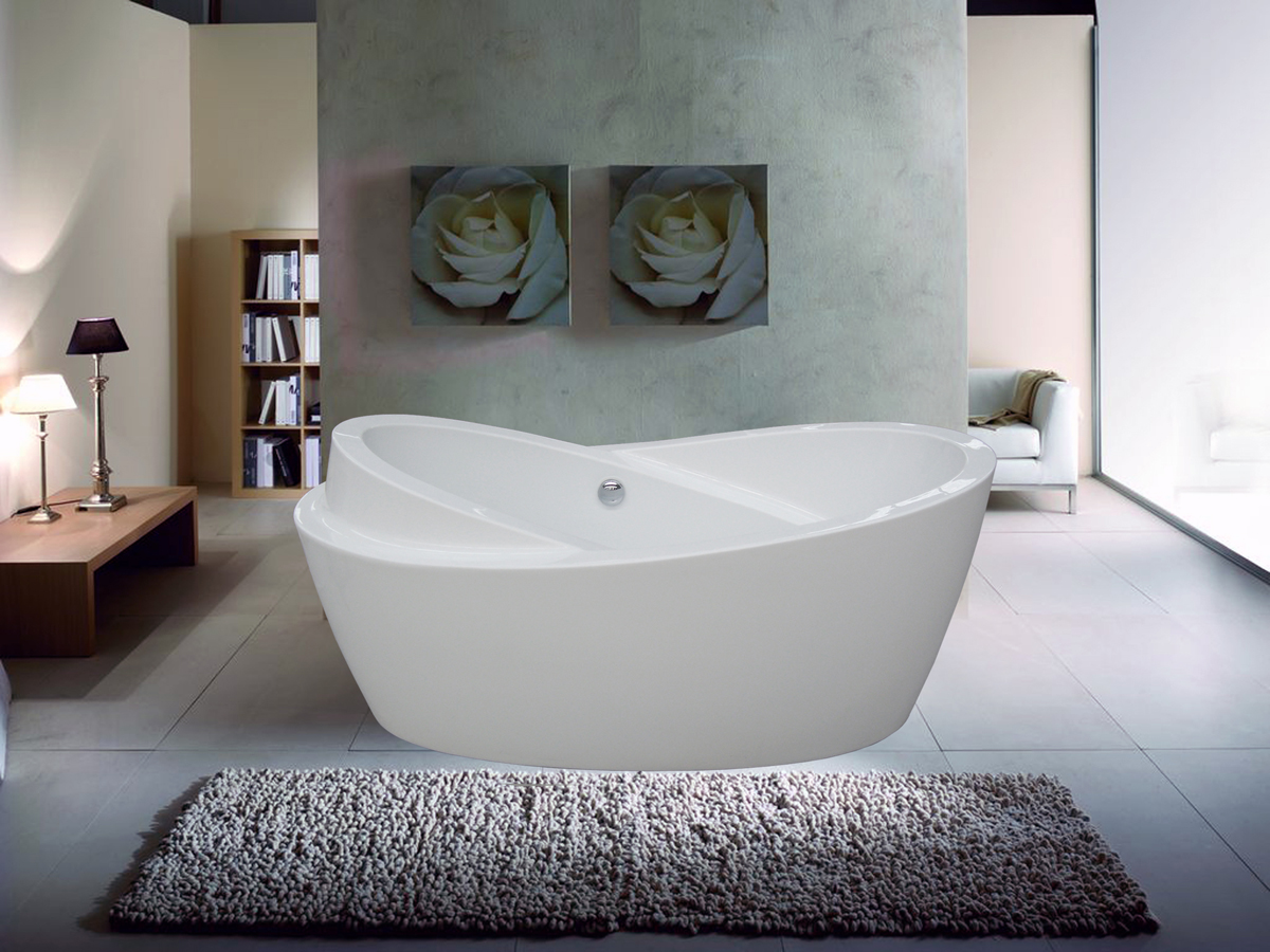 Modern Bathtub with Unique Shape