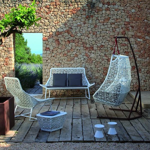 Terrace with Swing Chairs