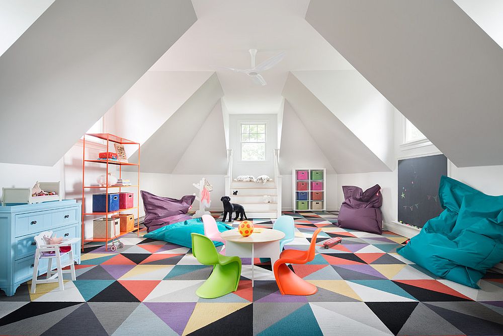Playroom with Multicolor Decoration