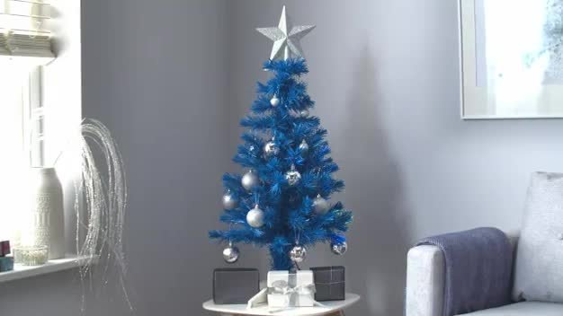 Blue Unique Christmas Tree