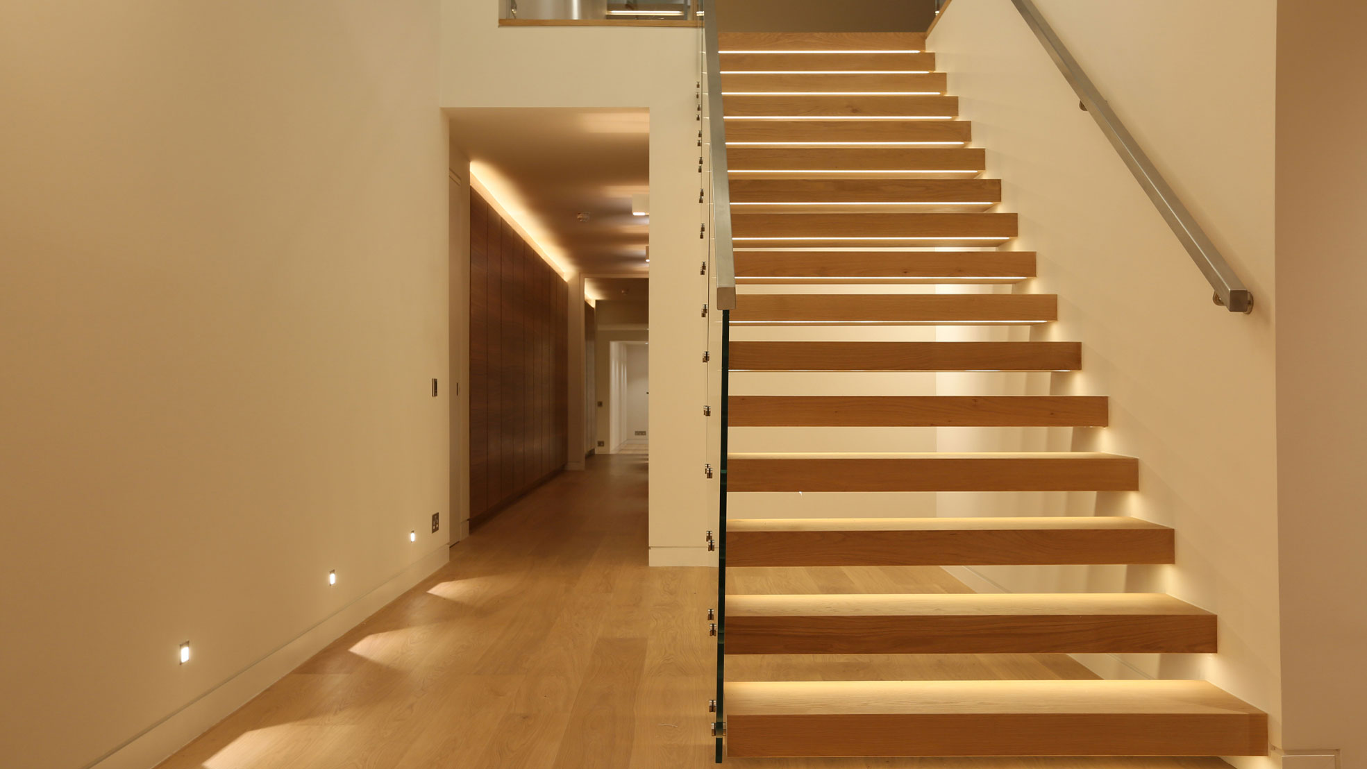 Stairs With Ambient Lights