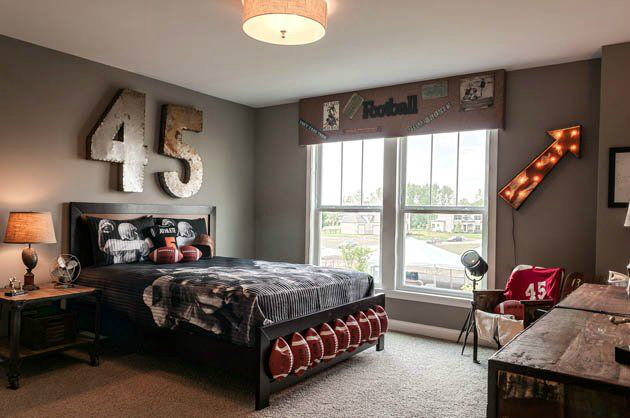 Gray Bedroom- boy's bedroom color