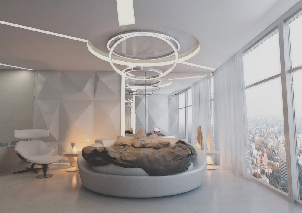 Modern Gray Bedroom
