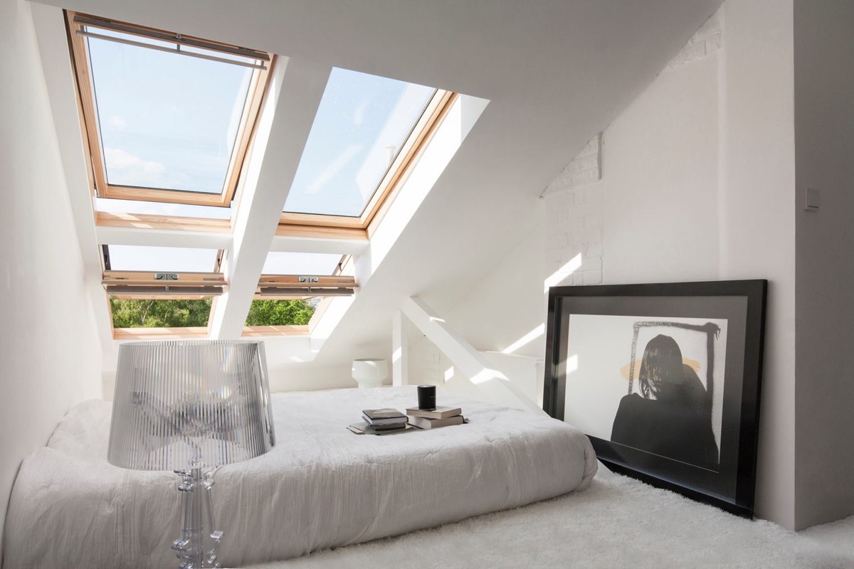 Attic Bedroom with Skylight