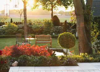 How to Determine a Garden Color Scheme That Complements Your House