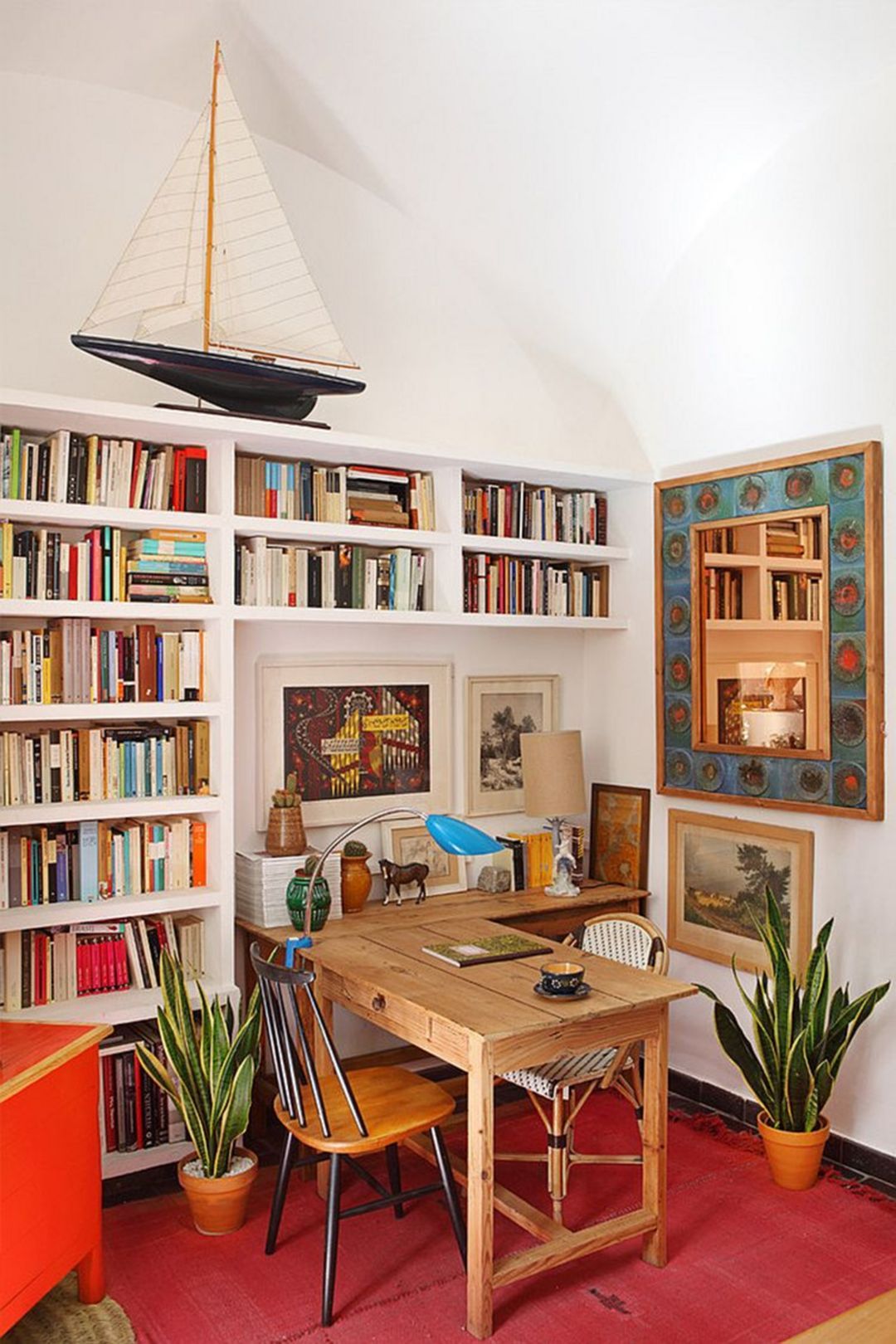 Delightful Mini Library in Bright Style