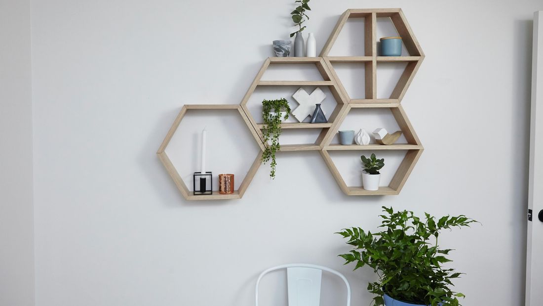 Honeycomb Wall Shelf