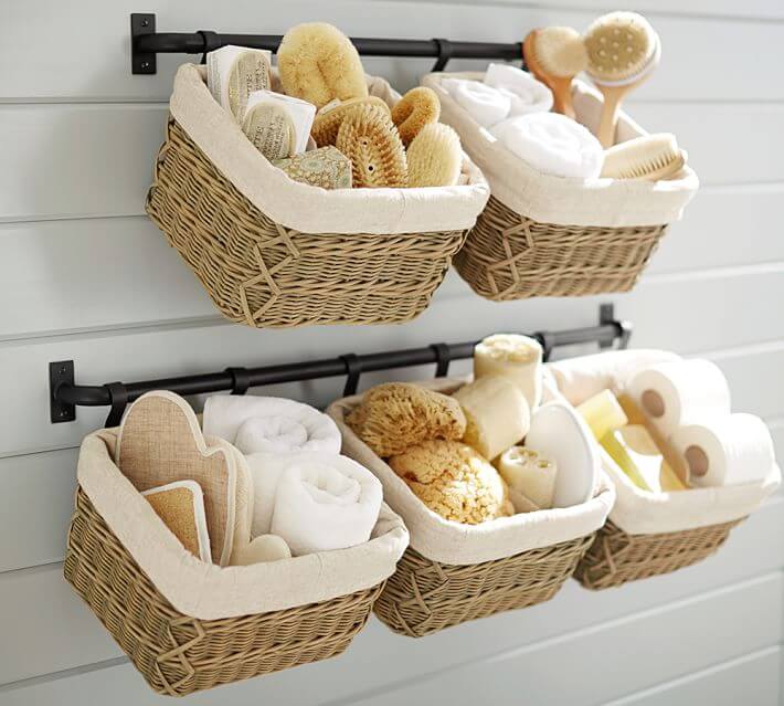 Use Baskets for a Neat Interior