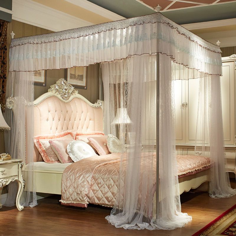 Bed Canopy with Magnificent Curtains