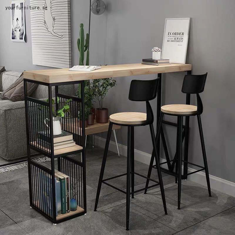 Create a Cozy Industrial Bar Table