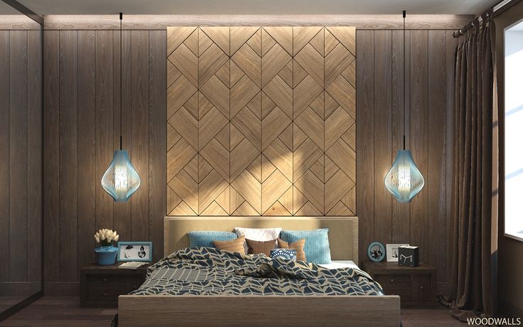 Create a Textured Brown Bedroom