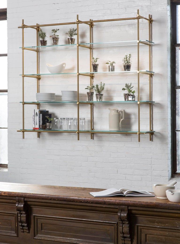 Glass Wall Shelf for Elegant Look
