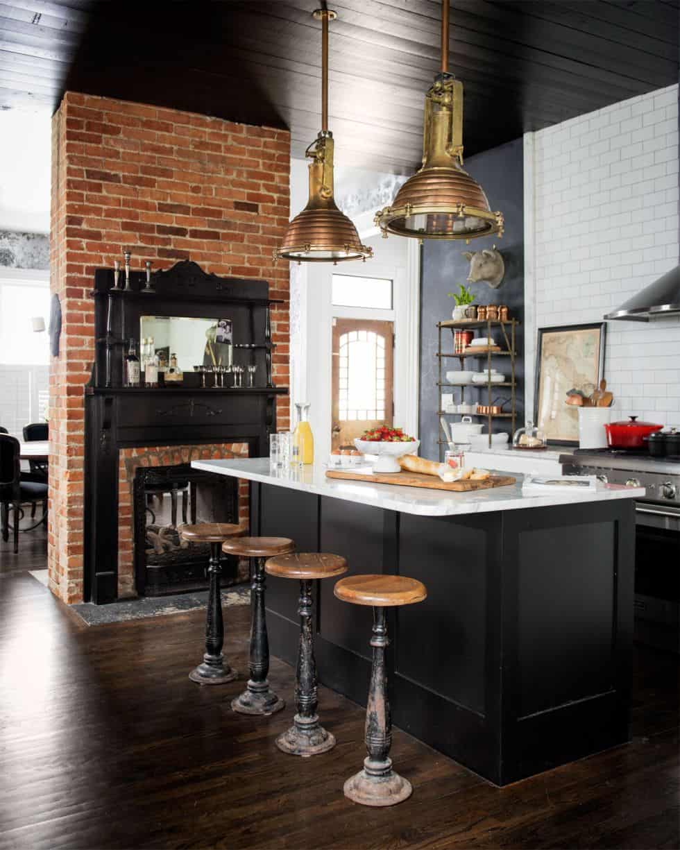 Gold Accents for Elegant Industrial Style