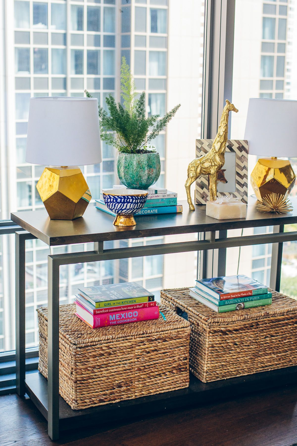 Refreshing Accent on Your Console Table