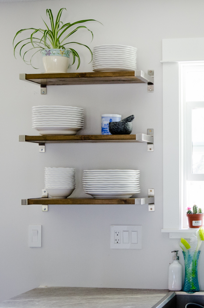 Simple Kitchen Wall Shelf