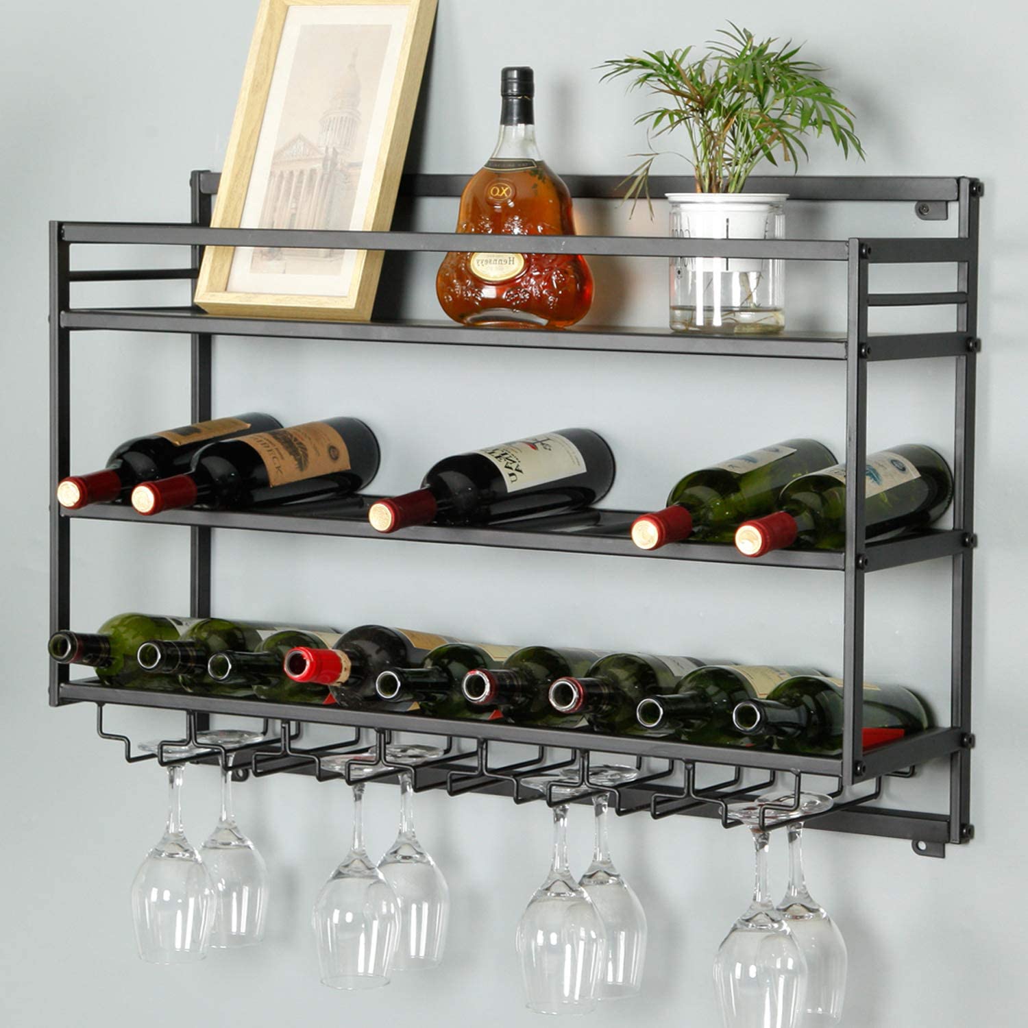 Wall Shelf as Wine Storage