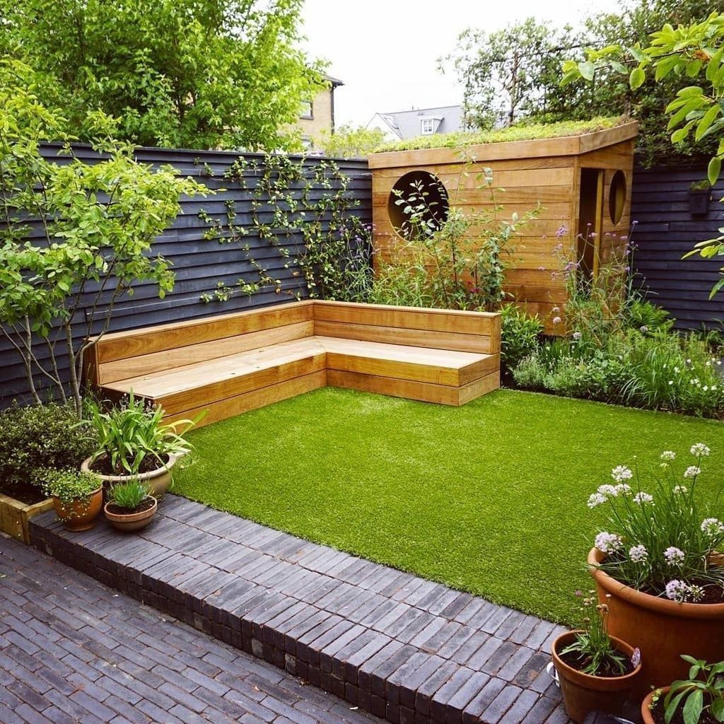 Backyard with Mini Garden