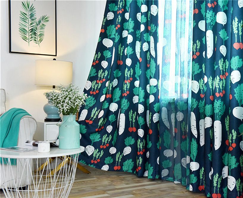 Create Cute Patterns on Dining Room Curtains