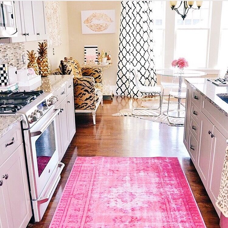 Floor with Pink Accent