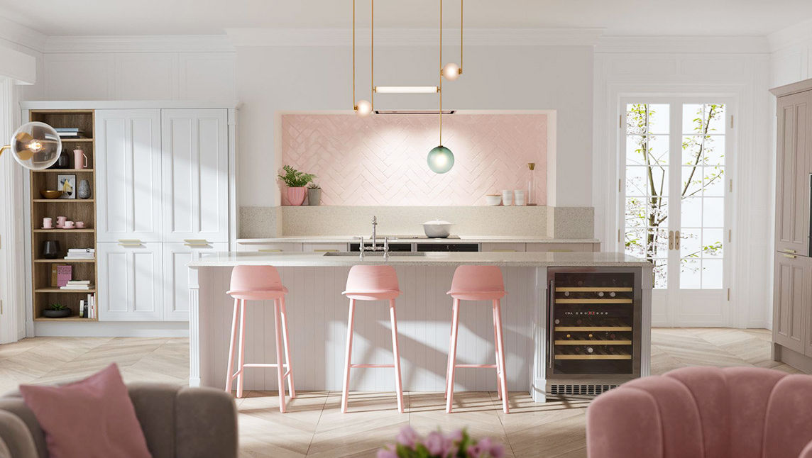 Simple Pink As Accent