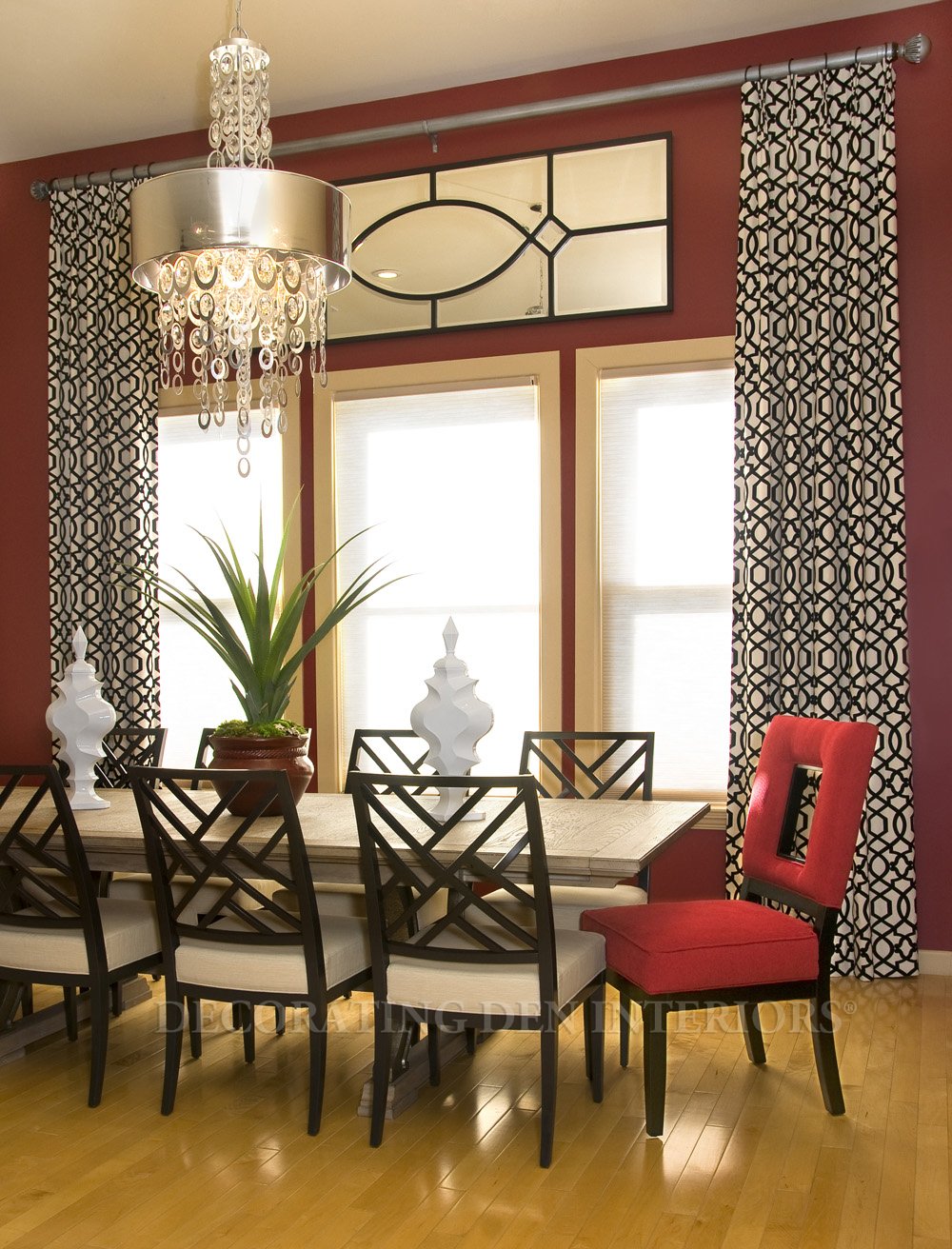 Tall Dining Room Curtains
