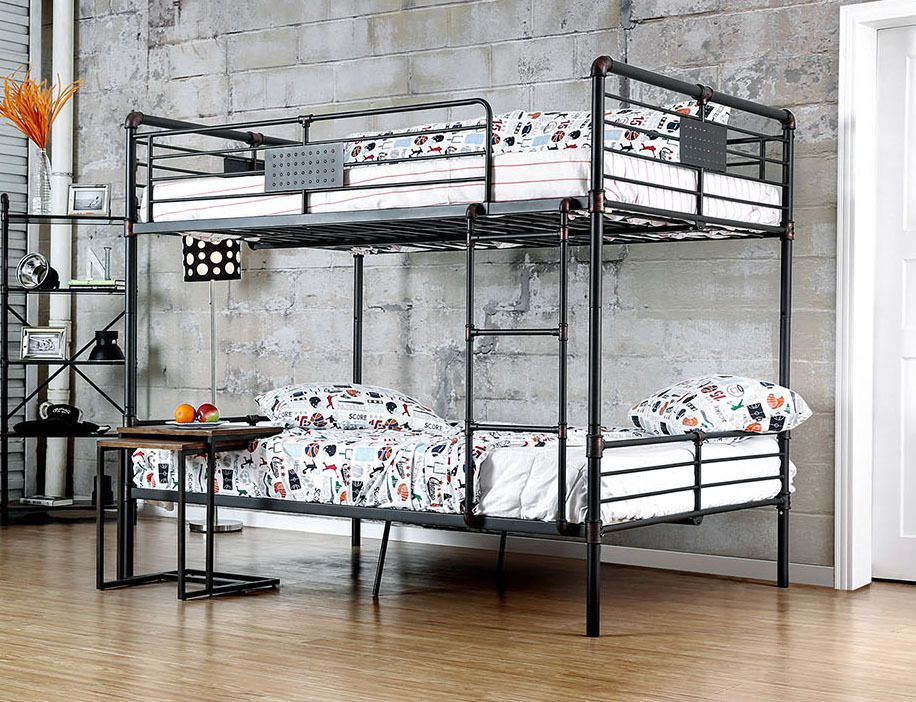 Aesthetic Industrial Style Bunk Bed