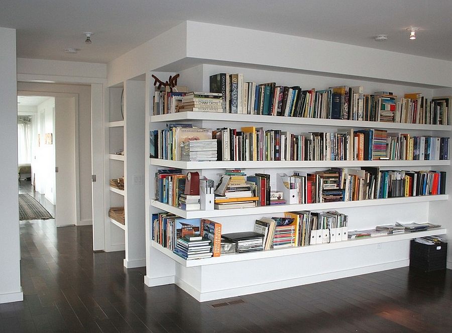 Bookshelf As an Effective Wall Shelf