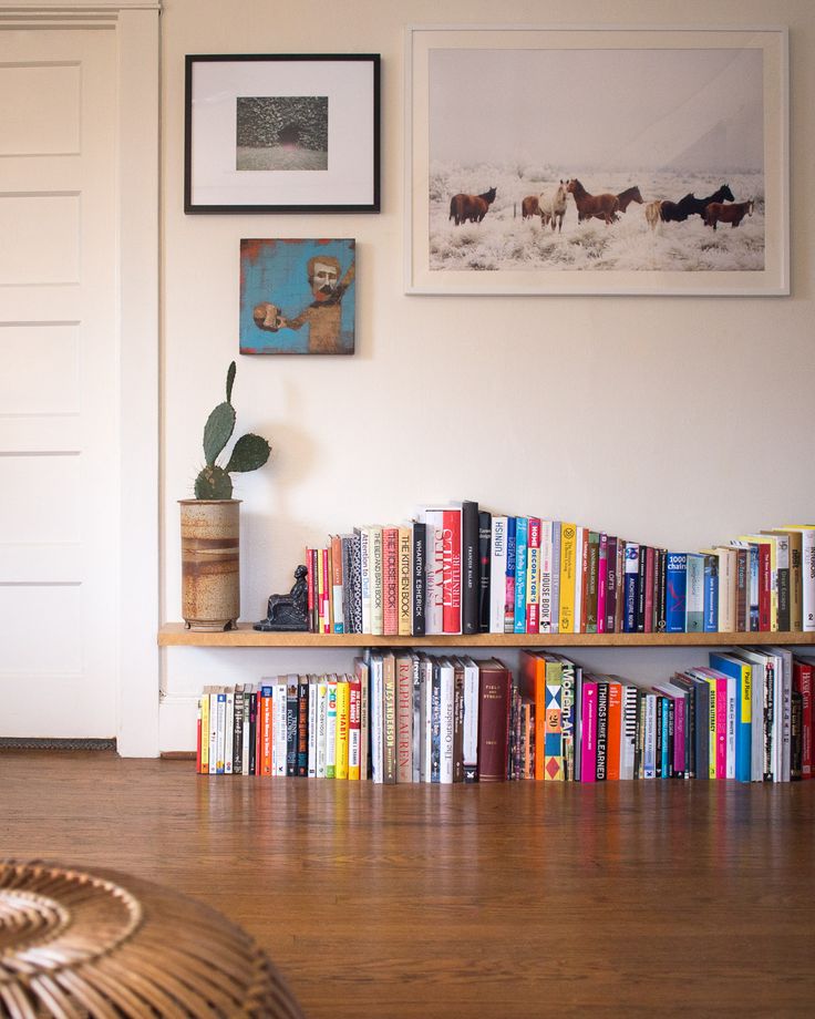 Bookshelf in Low To Floor Concept