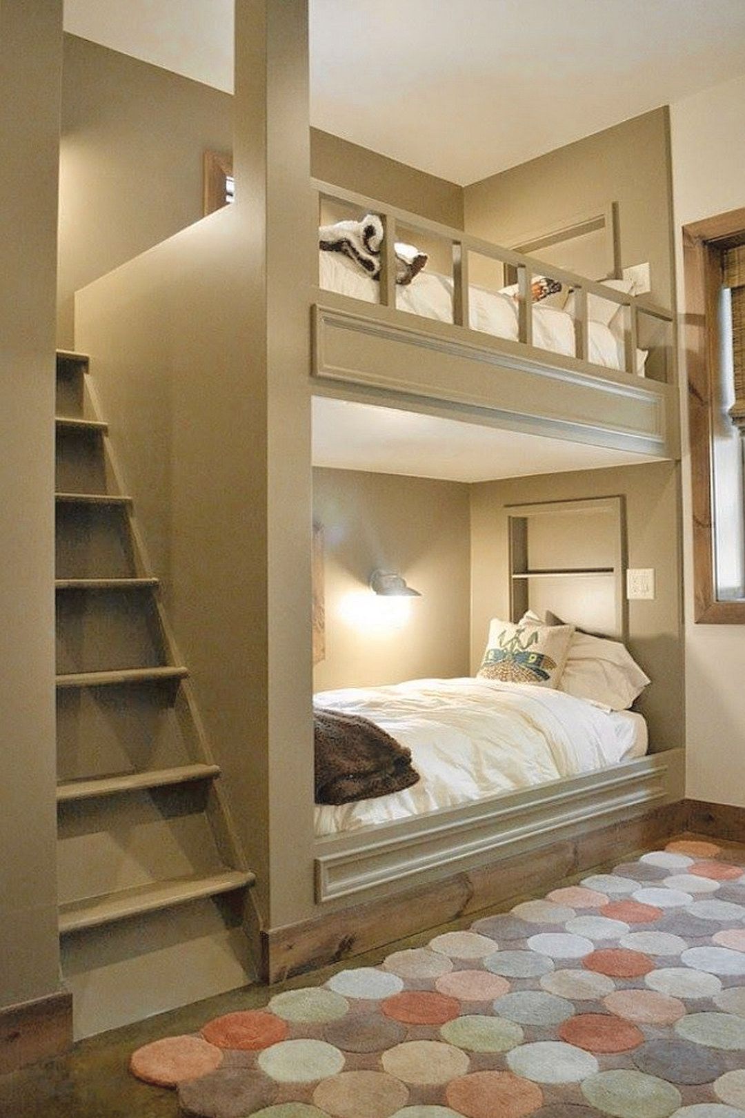 Bunk Bed in Warm Colors