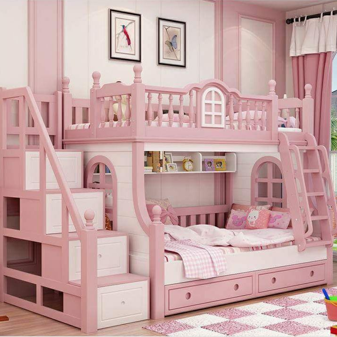 Bunk Bed with Fairytale Theme
