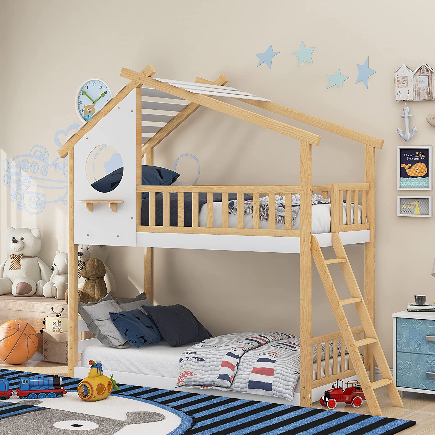 Bunk Bed with Play Area