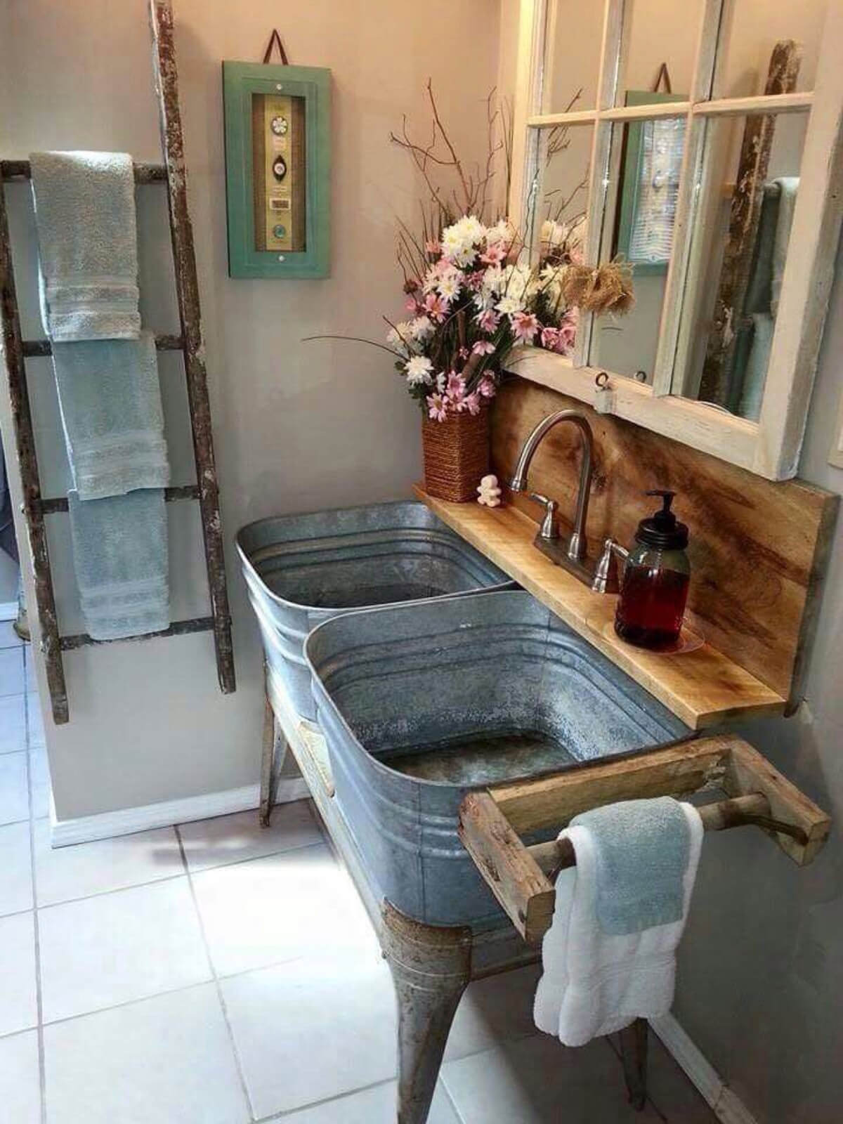 Classic Rustic Style Sink