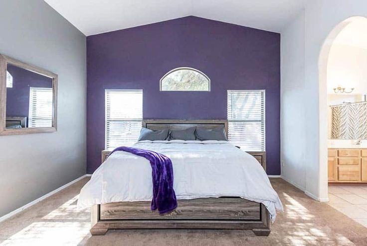 Lavender Color as an Accent in the Bedroom