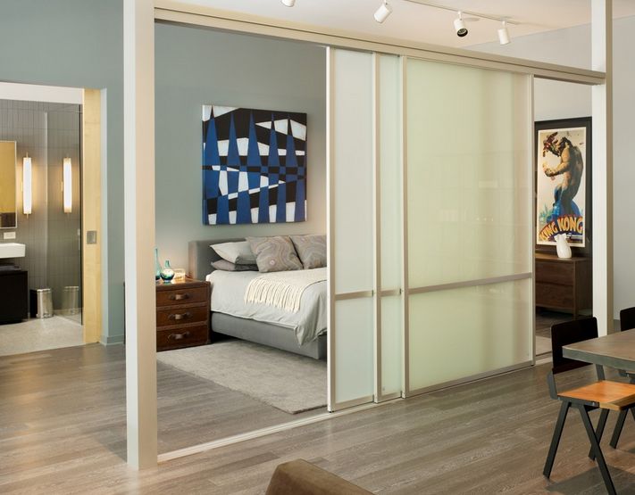 Sliding Door as Room Partition
