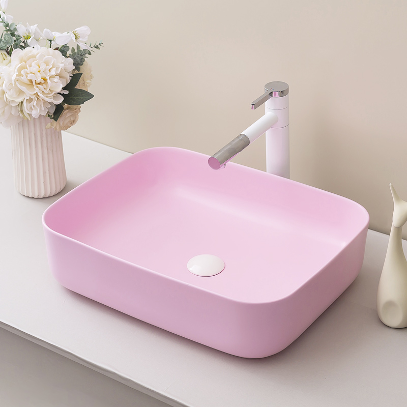 Soft Sink with Pink Color