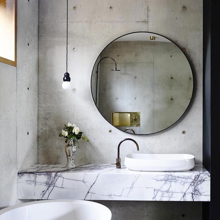 Aesthetic Industrial Style Mirror