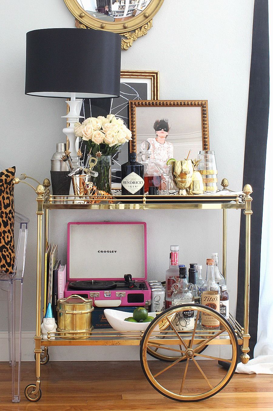 Create Your Bar Cart in a Multifunctional Concept