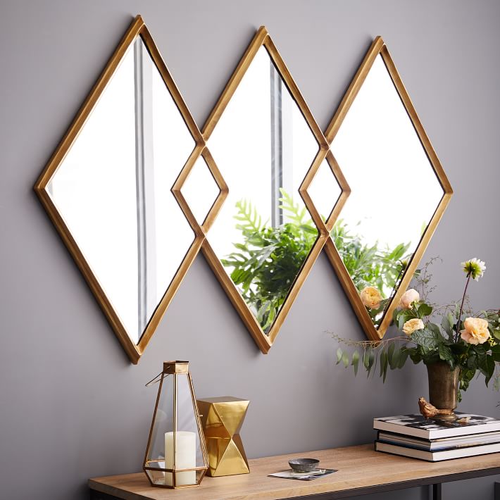 Diamond Style Decorative Mirror
