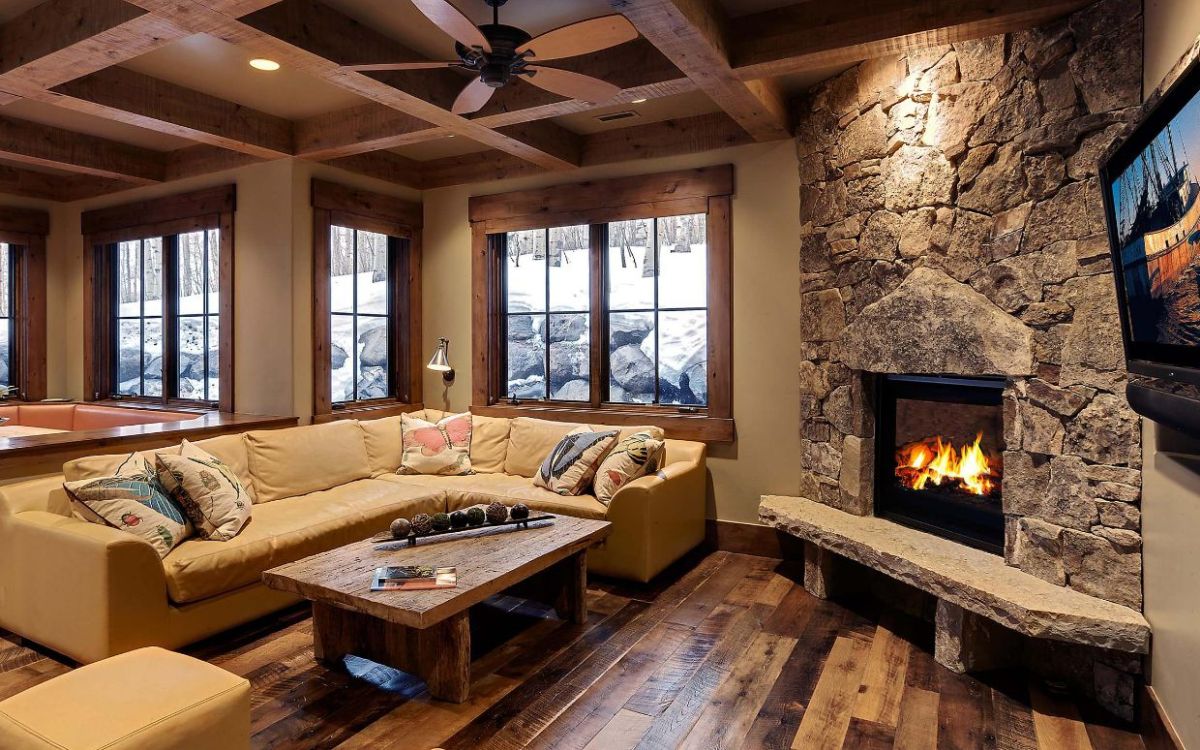 Interior Corner Fireplace
